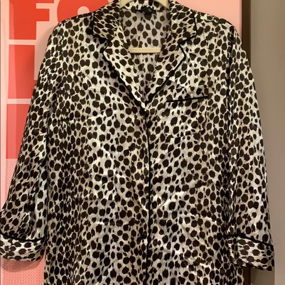 Club Monaco leopard top